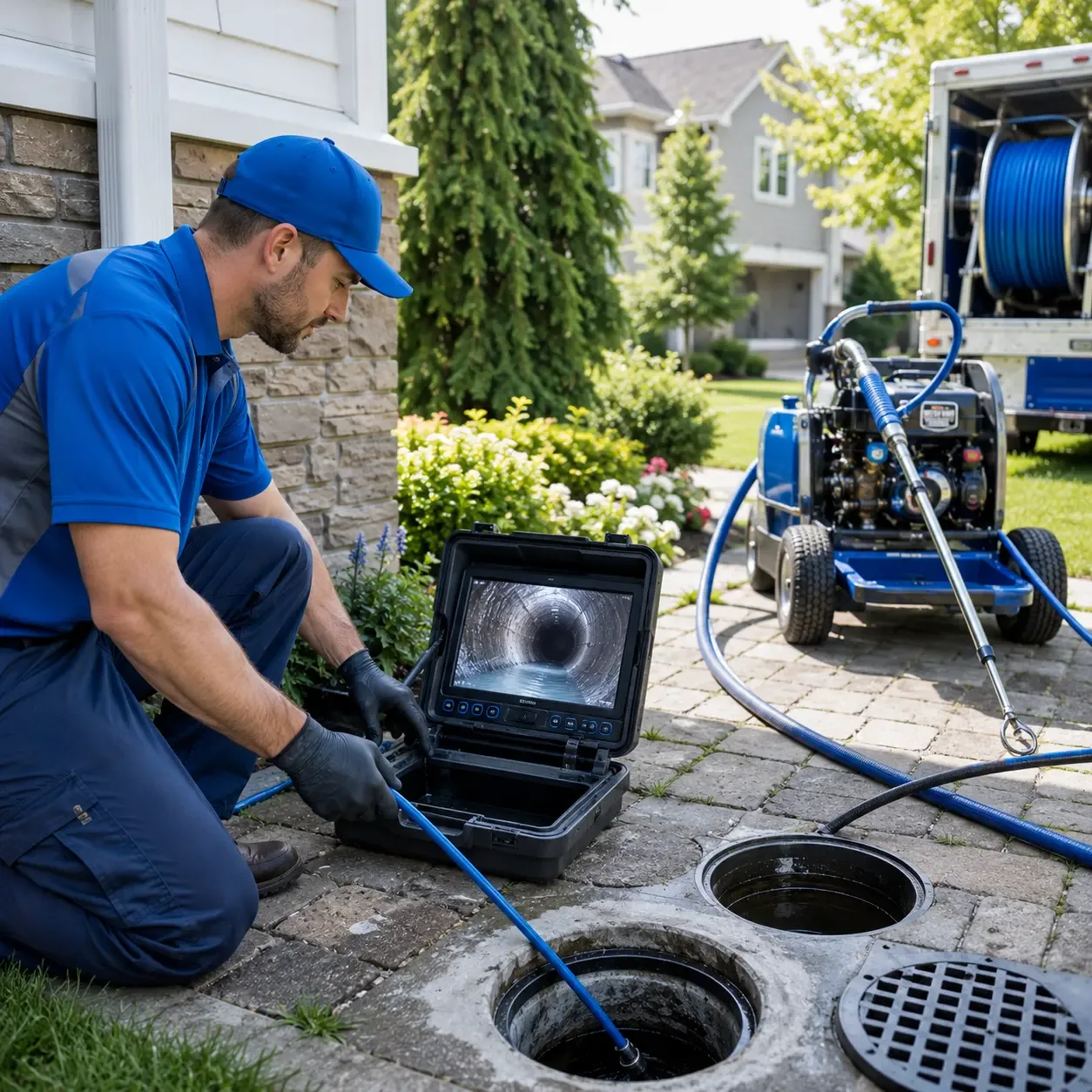 Outdoor drain cleaning professionals serving Rugby, ND